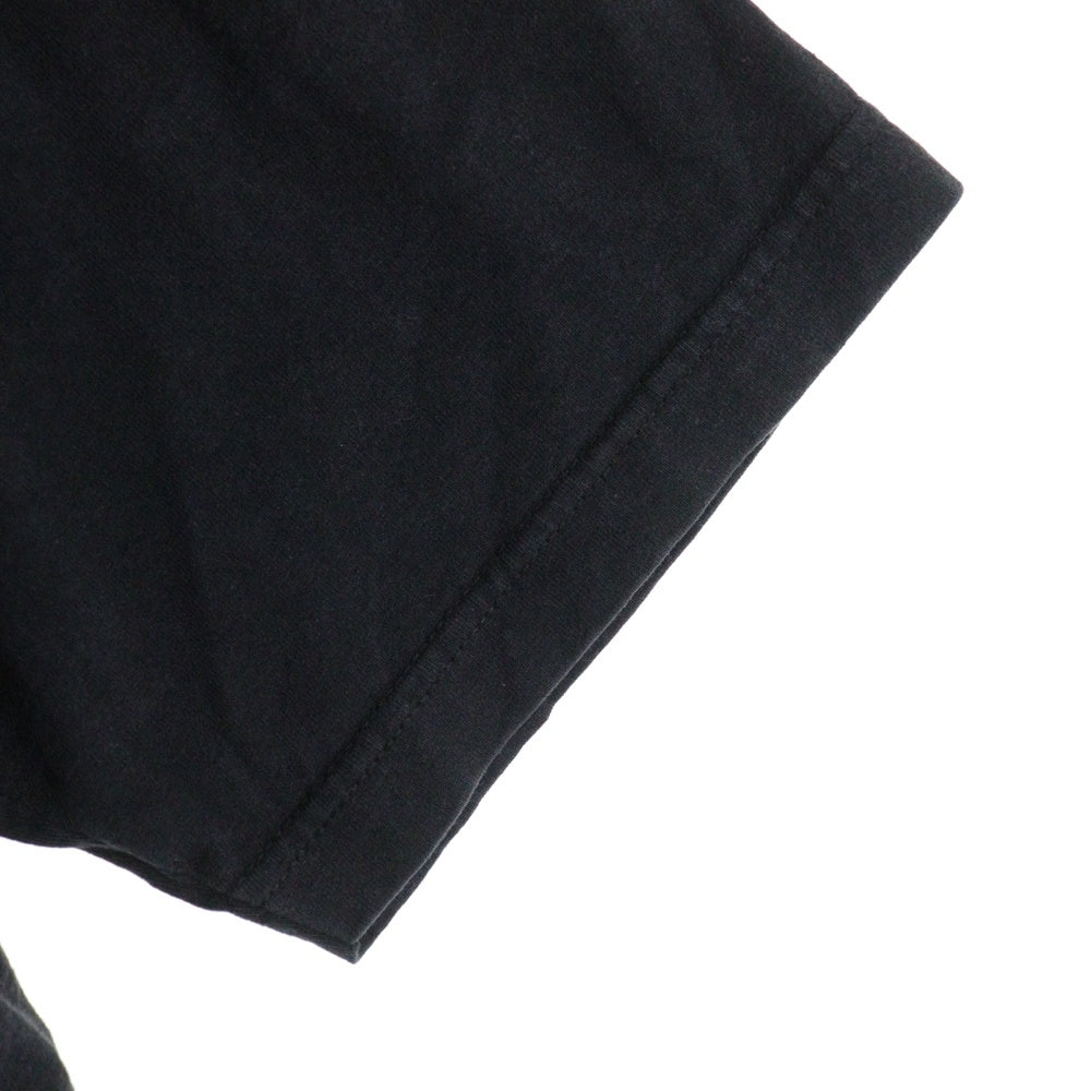 CHROME HEARTS(クロムハーツ) OLD CH T-SHRT オールド サイドスター ラベルクラックプリント 半袖Tシャツ カットソー ブラック