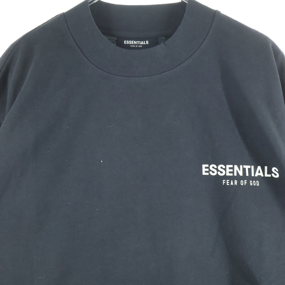 FEAR OF GOD ESSENTIALS(フィアオブゴッド エッセンシャルズ) L/S T-SHIRT FLOWER バックフラワーフォトプリント 長袖Tシャツ ロンT ブラック