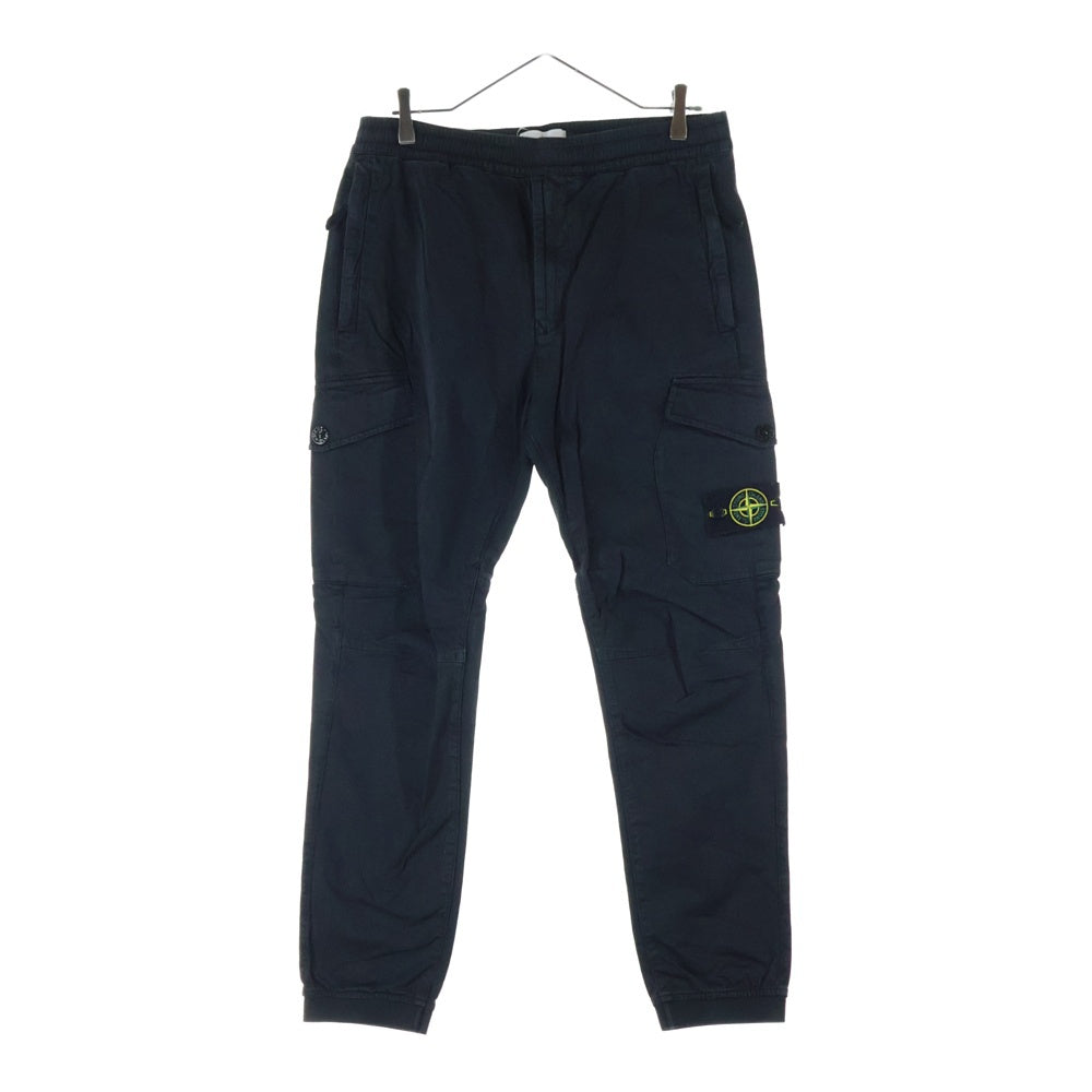 STONE ISLAND(ストーンアイランド) Cargo Pants ロゴワッペン カーゴパンツ ブラック 731531414