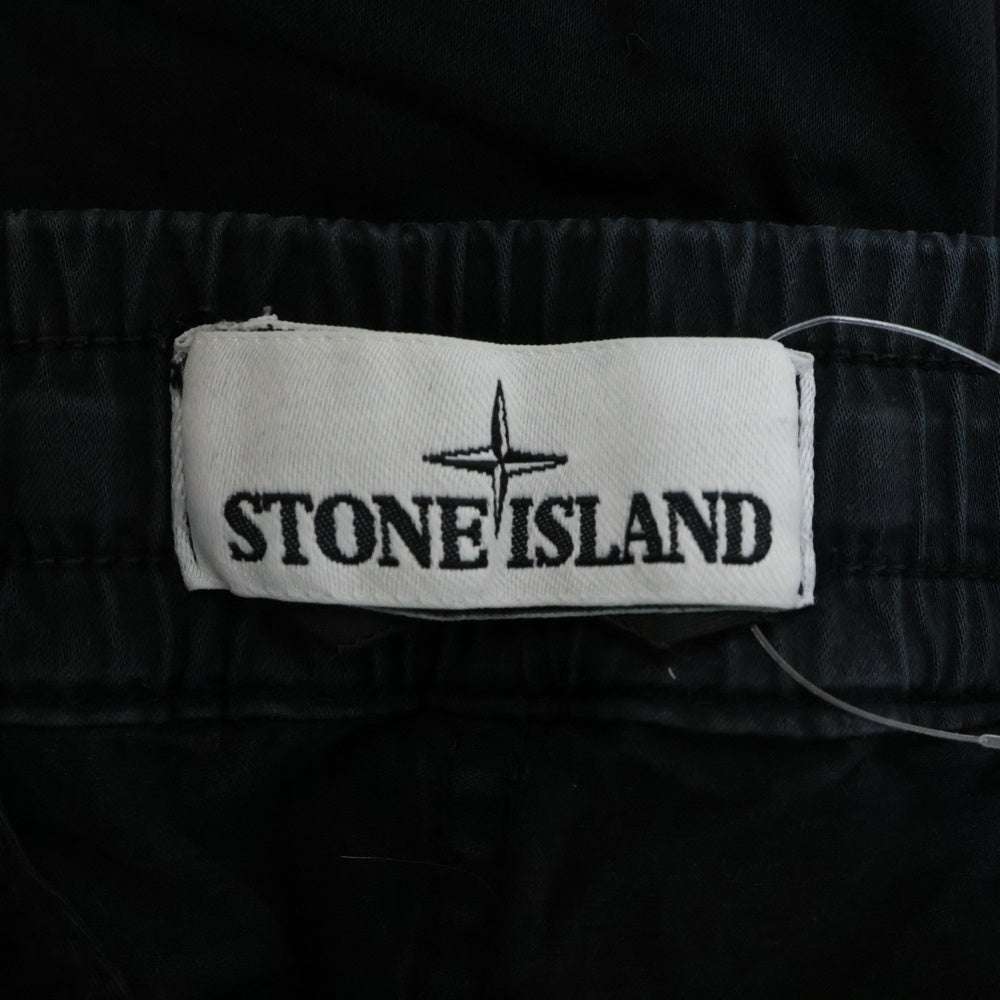 STONE ISLAND(ストーンアイランド) Cargo Pants ロゴワッペン カーゴパンツ ブラック 731531414