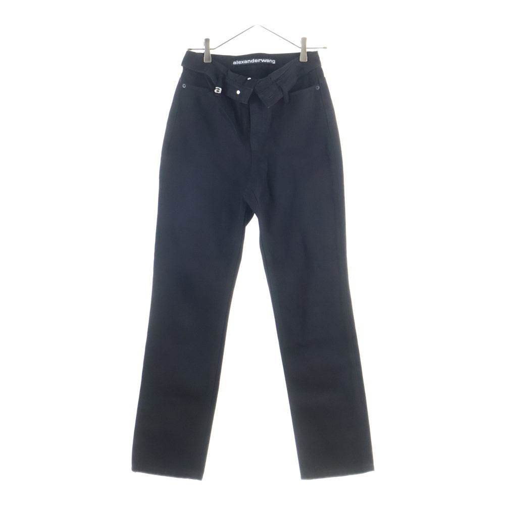 ALEXANDER WANG(アレキサンダーワン) Denim Pants ロゴチャーム