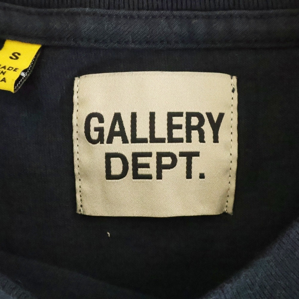 GALLERY DEPT.(ギャラリーデプト) Souvenir T-Shirt ロゴプリント半袖Tシャツ ブラック