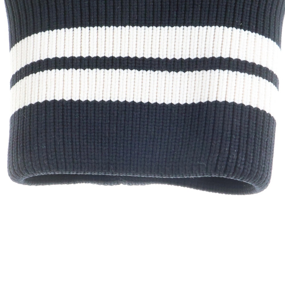 OFF-WHITE(オフホワイト) 18SS Varsity Bomber Jacket ロゴ刺繍 ボンバージャケット スタジャン ブラック OWEA034R18748023