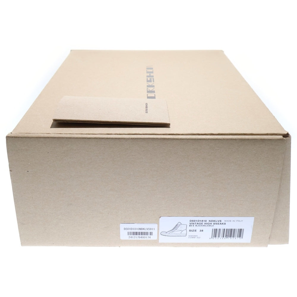 DRKSHDW(ダークシャドウ) VINTAGE HIGH SNEAKS ヴィンテージスニーカー ハイカットスニーカー ブラック/ホワイト レディース DU02D2810
