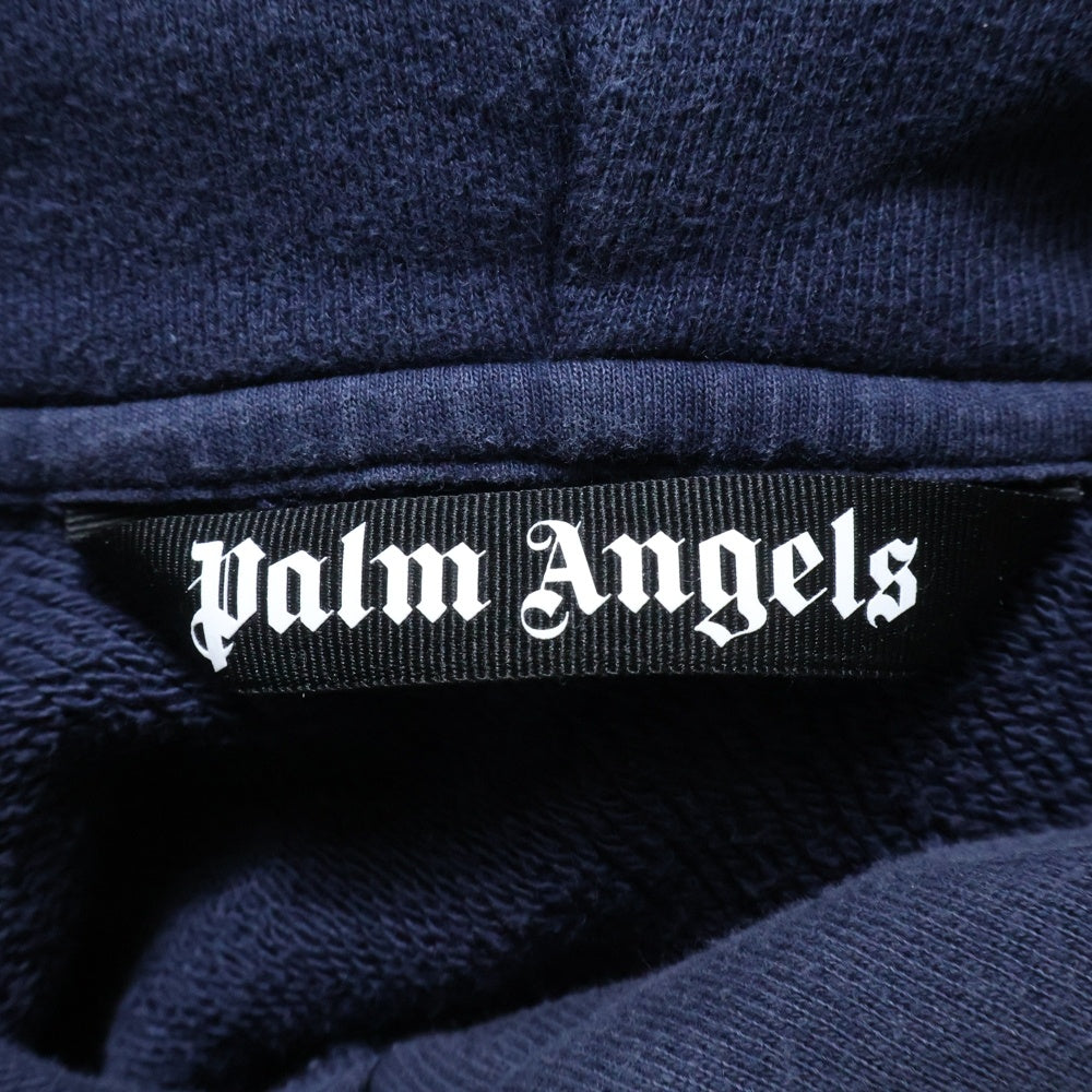 Palm Angels(パームエンジェルス) 21AW Spray Logo Kill The Bear Popver Hoody スプレーロゴ キルザベアー プルオーバースウェットパーカー ネイビー PMBB058F21FLE012