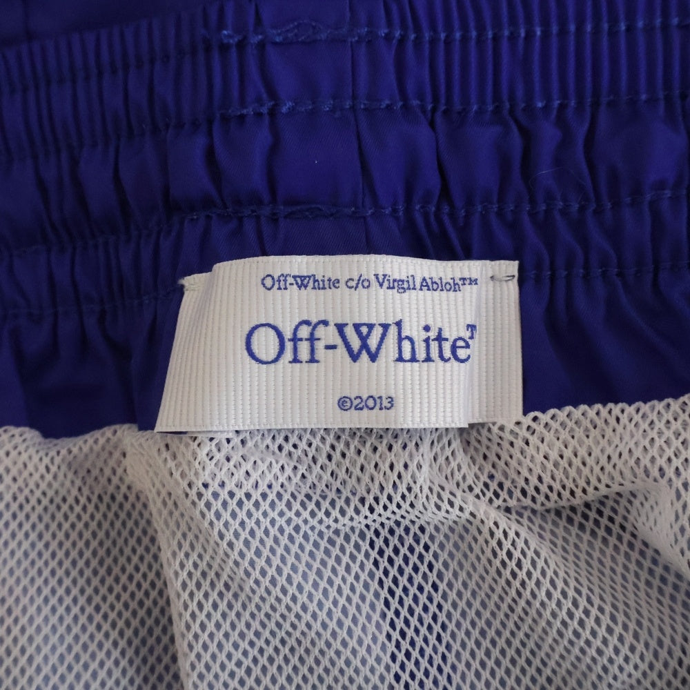 OFF-WHITE(オフホワイト) 24SS Bandana Shorts バンダナ 総柄ショーツ ハーフパンツ ブルー OMFD008S24FAB002