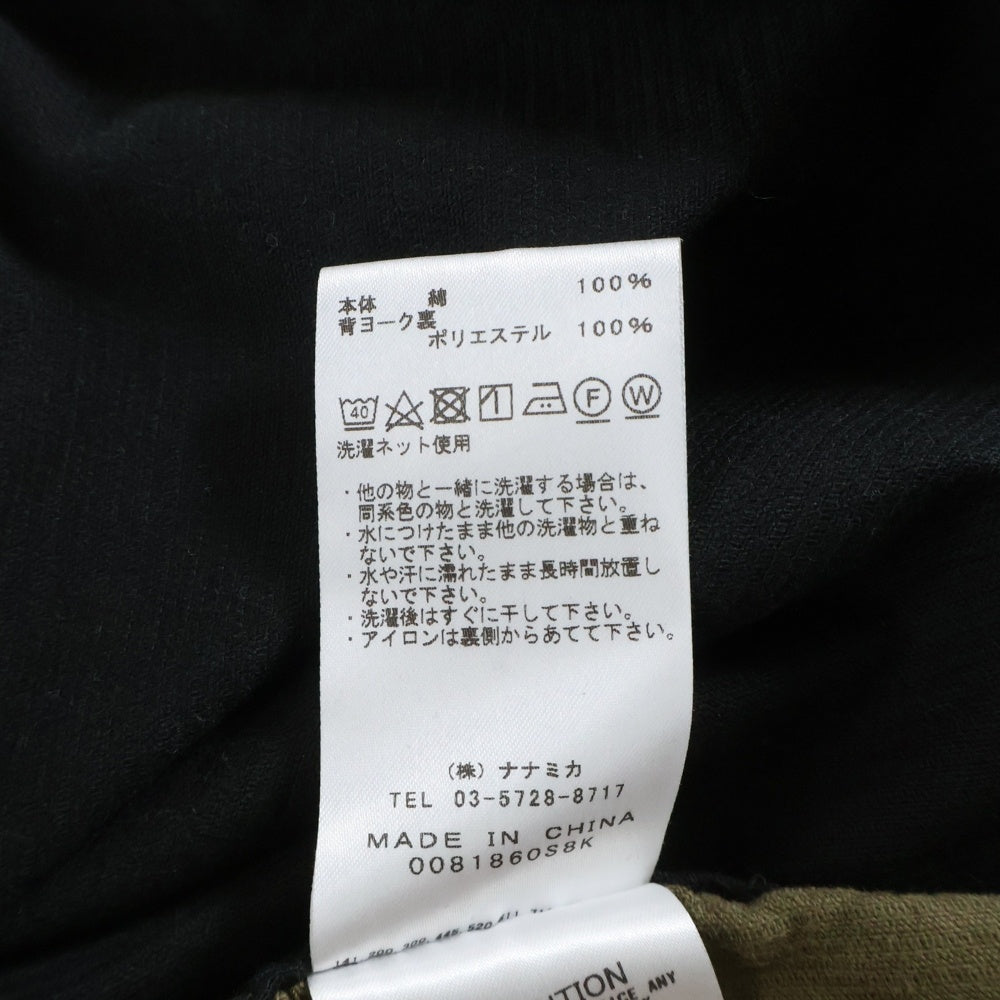 THE NORTH FACE PURPLE LABEL(ノースフェイスパープルレーベル) Organic Cotton Corduroy Big Shirt オーガニックコットン コーデュロイ ビッグ 長袖シャツ ブラック/カーキ NT3075N