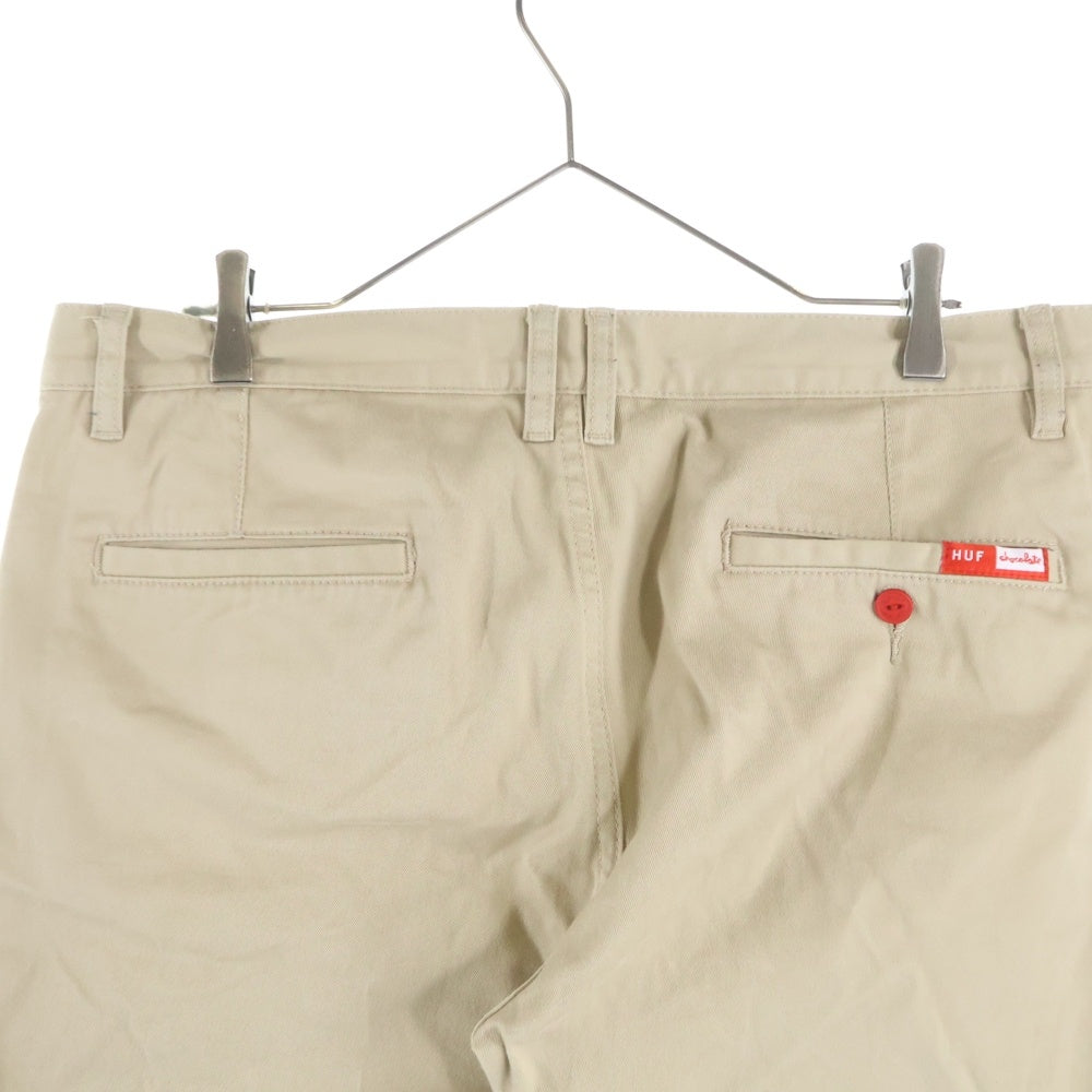 HUF(ハフ) CHINO PANTS チノパンツ ベージュ