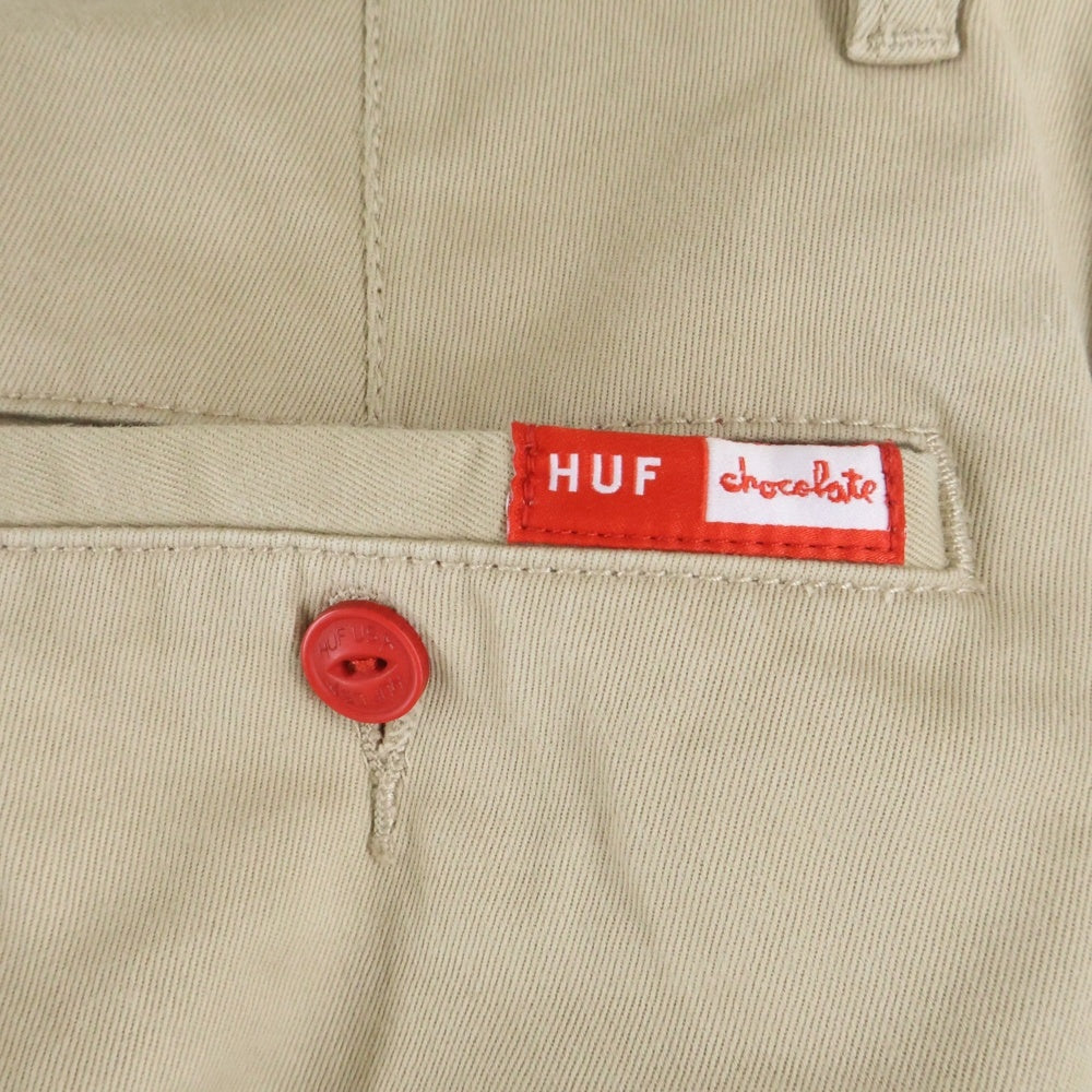 HUF(ハフ) CHINO PANTS チノパンツ ベージュ