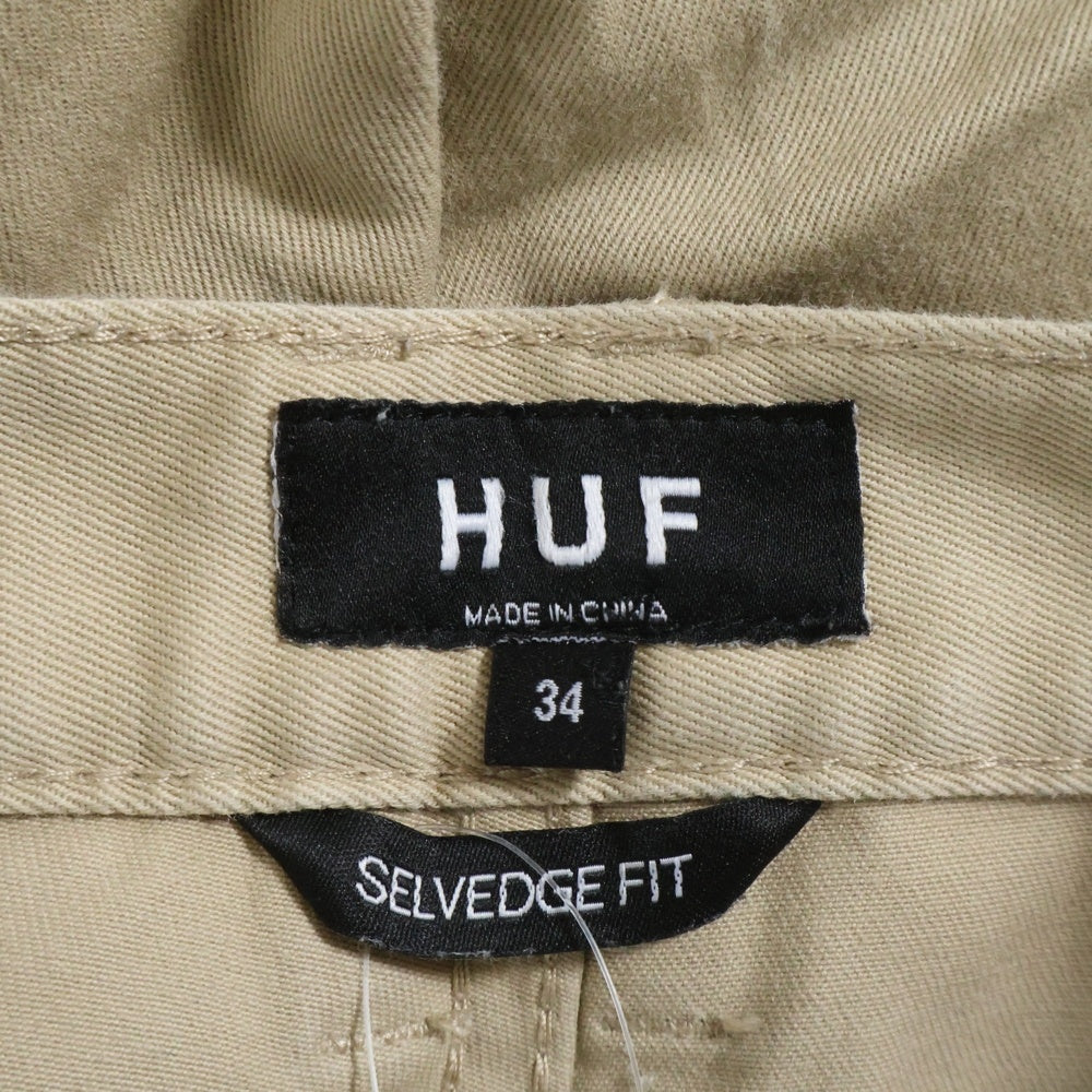HUF(ハフ) CHINO PANTS チノパンツ ベージュ