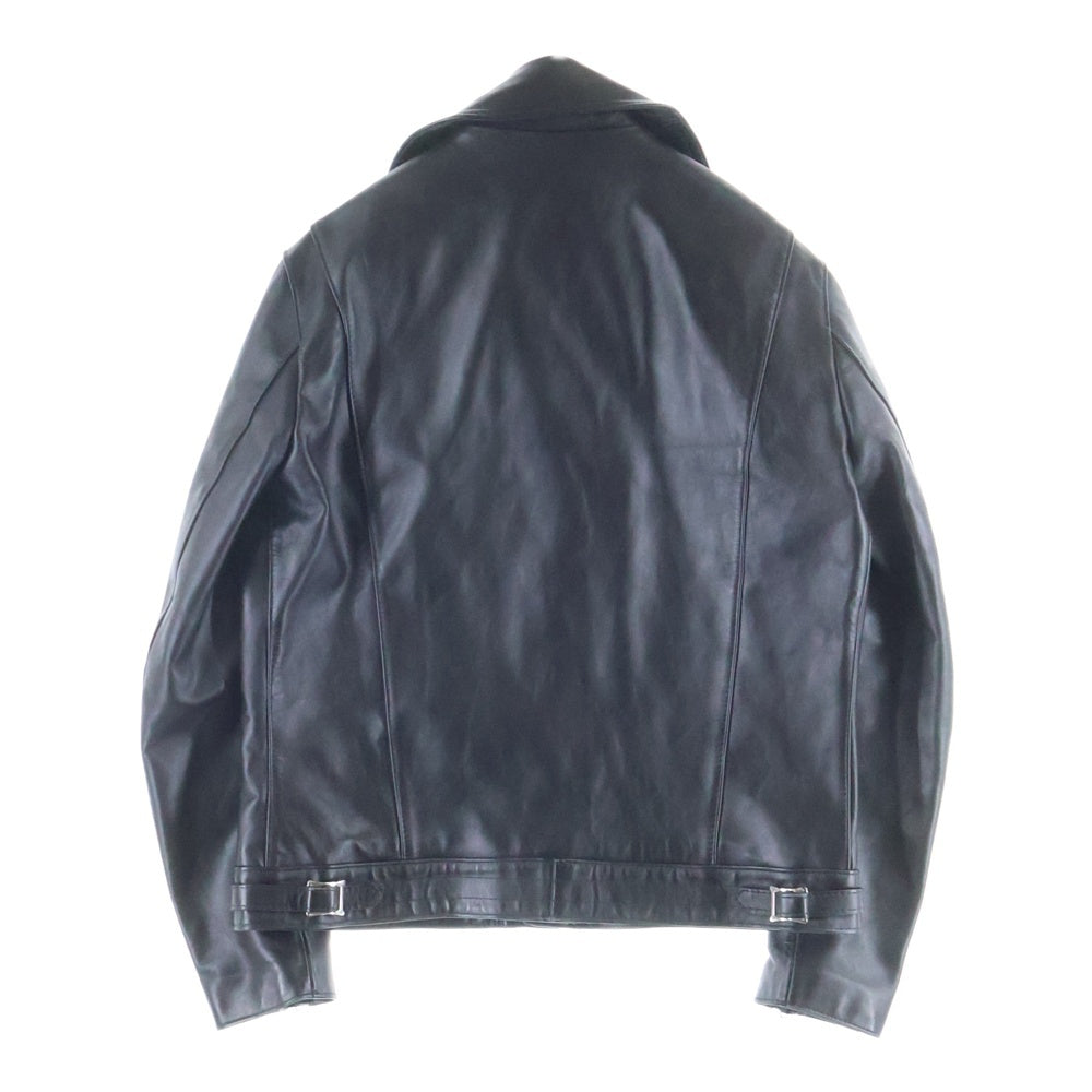 Lewis Leathers(ルイスレザー) CYCLONE TIGHT FIT サイクロン タイトフィット ホースハイド ダブルライダース レザージャケット ブラック