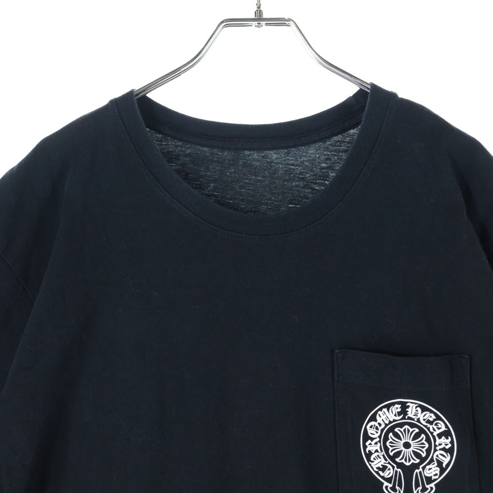 CHROME HEARTS(クロムハーツ) HONOLULU CH PLS TEE ホノルル限定 CHプラスプリントTシャツ ロゴプリントクルーネック半袖Tシャツ ブラック