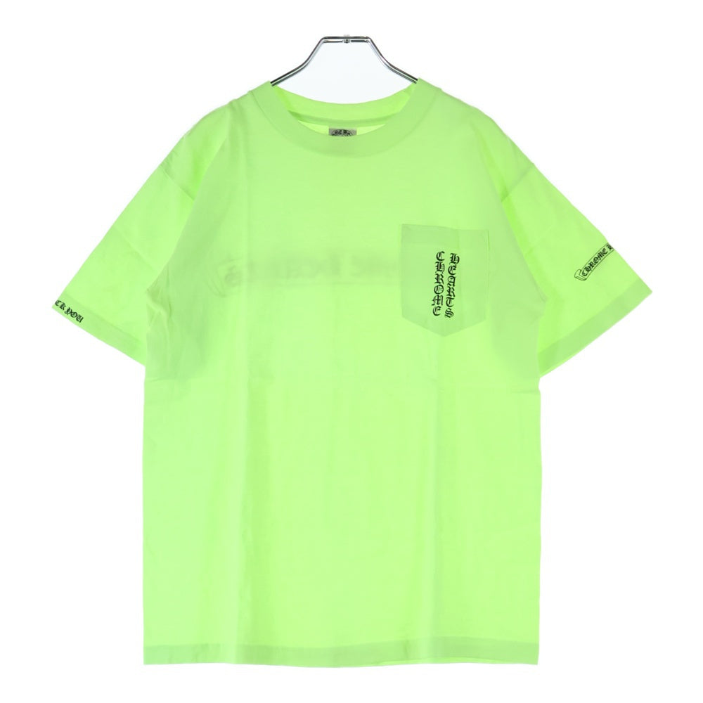 CHROME HEARTS(クロムハーツ) OLD SCROLL LABEL オールド バックスクロールラベル クルーネック 半袖Tシャツ カットソー ライトグリーン