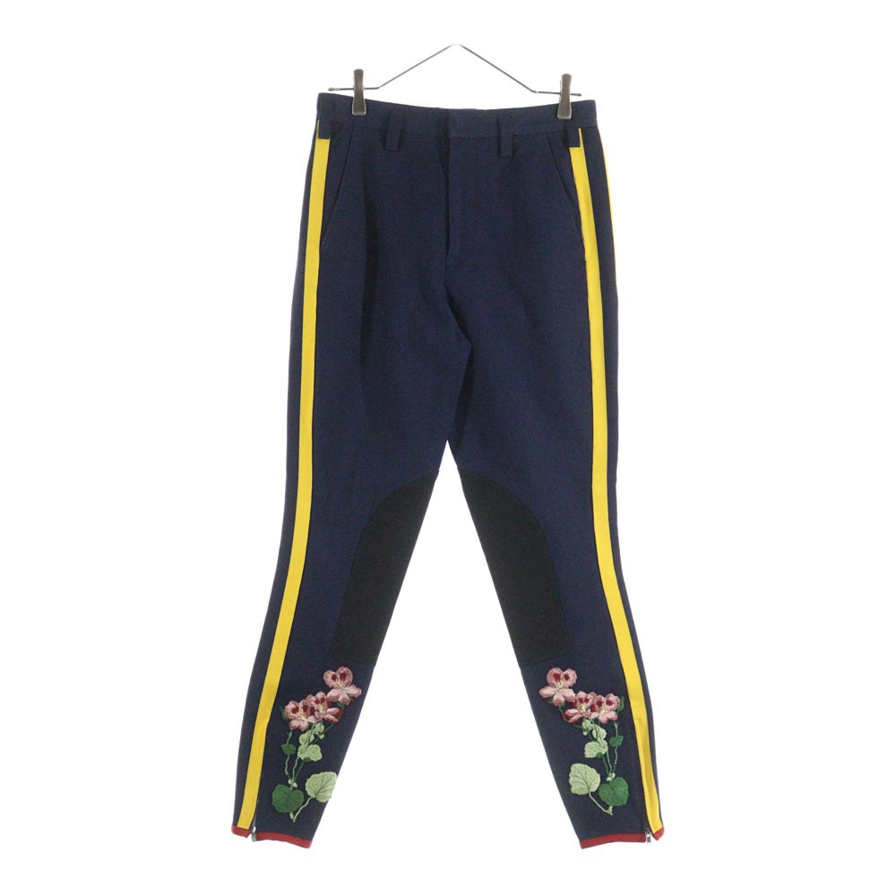 GUCCI(グッチ) Flower Embroidery Trousers Pants 花柄刺繍 トラウザー