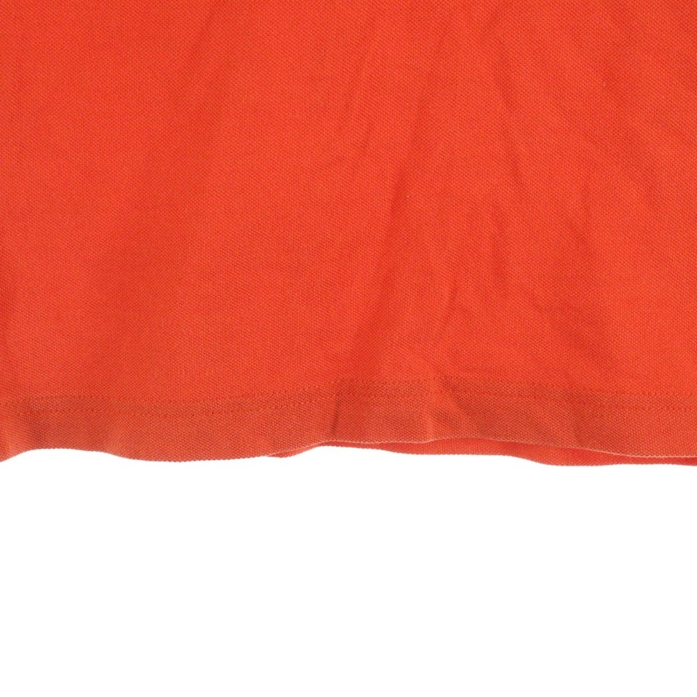 MONCLER(モンクレール) MAGLIA POLO MANICA CORTA ロゴワッペン 半袖ポロシャツ オレンジ 410918307700