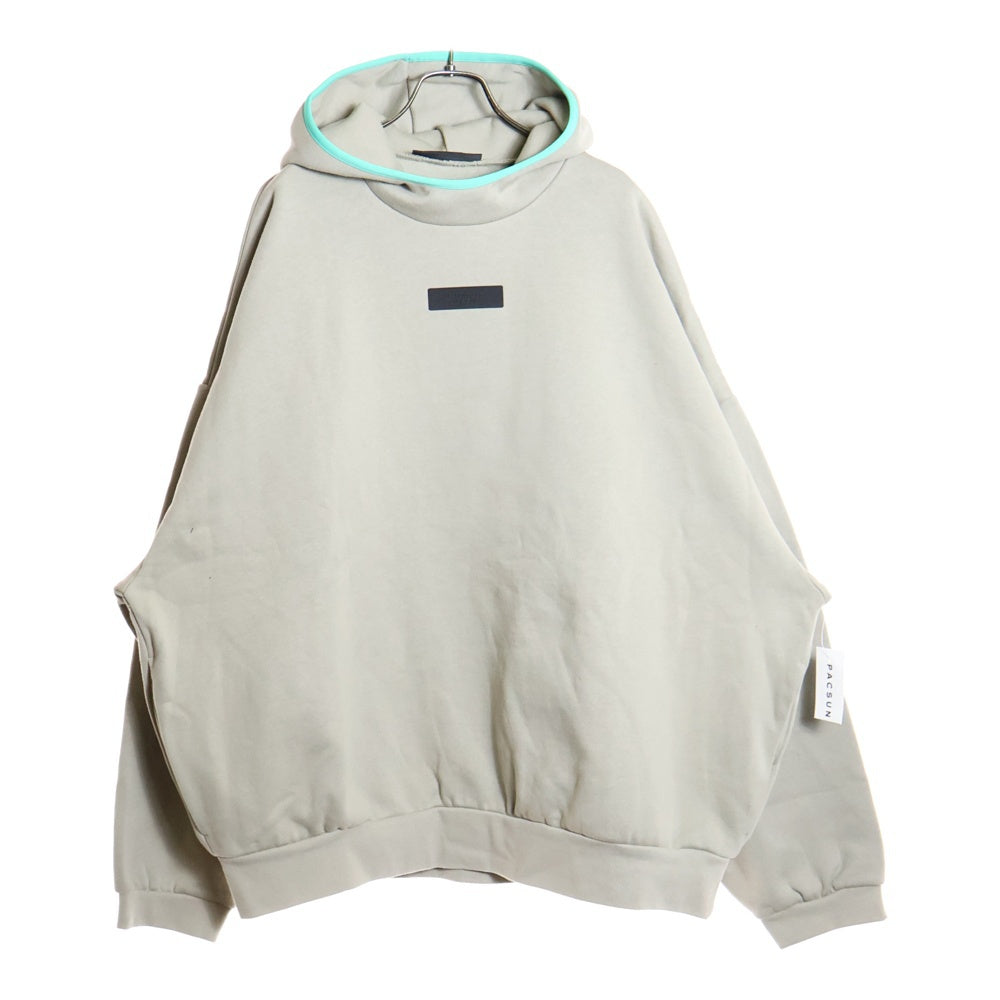 FEAR OF GOD ESSENTIALS フィアオブゴッド エッセンシャルズ HOODIE ラバーロゴ プルオーバースウェットパーカー フーディー ベージュ FEAR OF GOD ESSENTIALS(フィアオブゴッド エッセンシャルズ) HOODIE