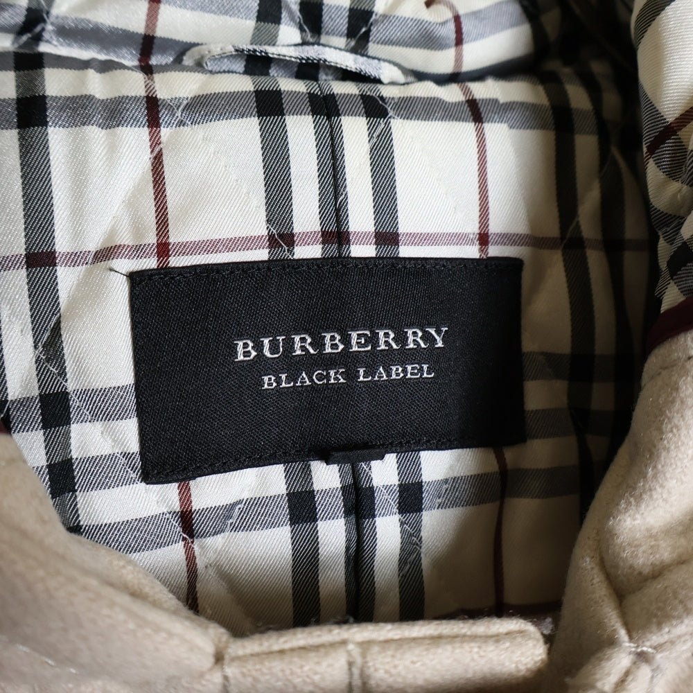 BURBERRY BLACK LABEL(バーバリー ブラックレーベル) Wool Duffle Coat ウール ダッフルコート ベージュ BMP67-530-09