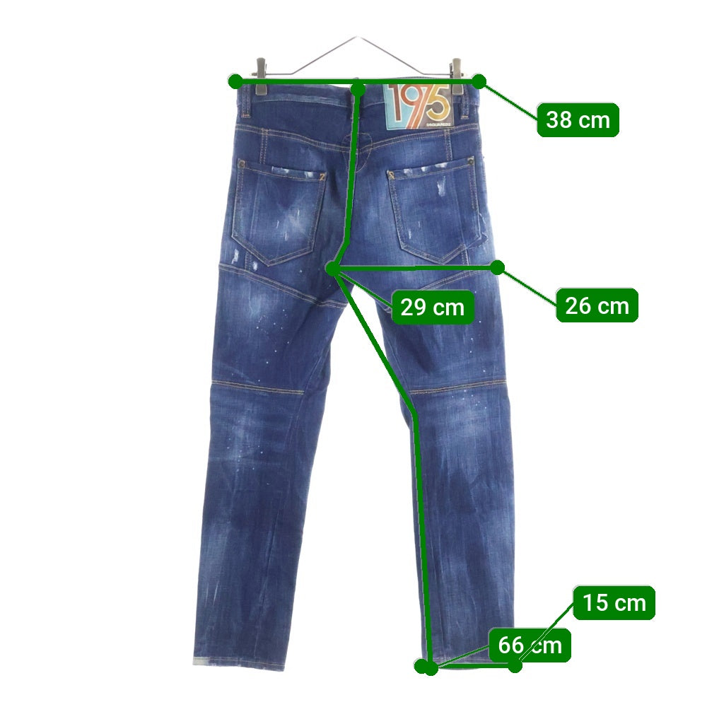 DSQUARED2(ディースクエアード) 18AW TIDY BIKER JEAN タイディ バイカー ジーンズ デニムパンツ インディゴ S71LB0493
