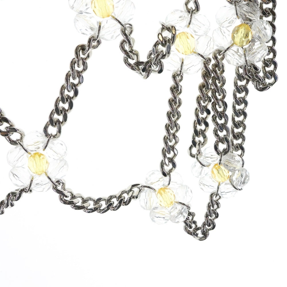 NOIR KEI NINOMIYA(ノワール ケイニノミヤ) フローラル チェーントップ ハーネスベスト レディース シルバー