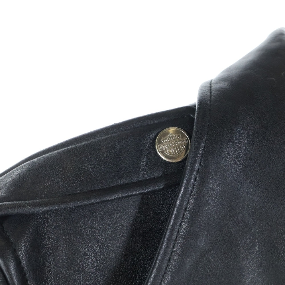 HARLEY DAVIDSON(ハーレーダビッドソン) RIDERS JACKET ダブルライダースジャケット レザージャケット ブラック