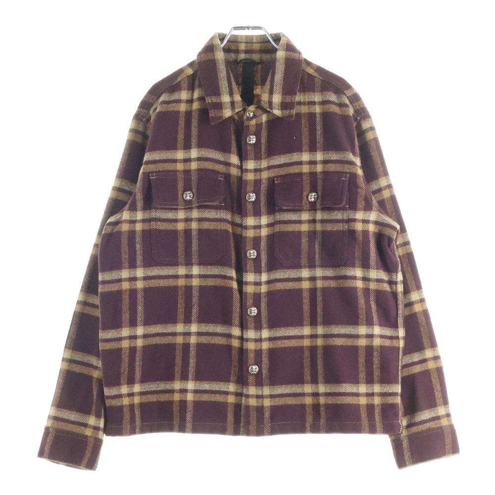 CHROME HEARTS(クロムハーツ) M WORK DOG クロスボタン チェック柄