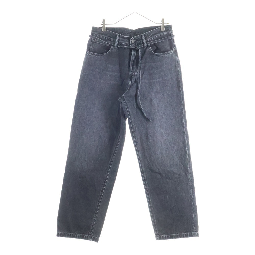 Acne Studios(アクネ ストゥディオズ) COTTON DENIM PANTS コットン ストレート デニムパンツ ブラック C00033