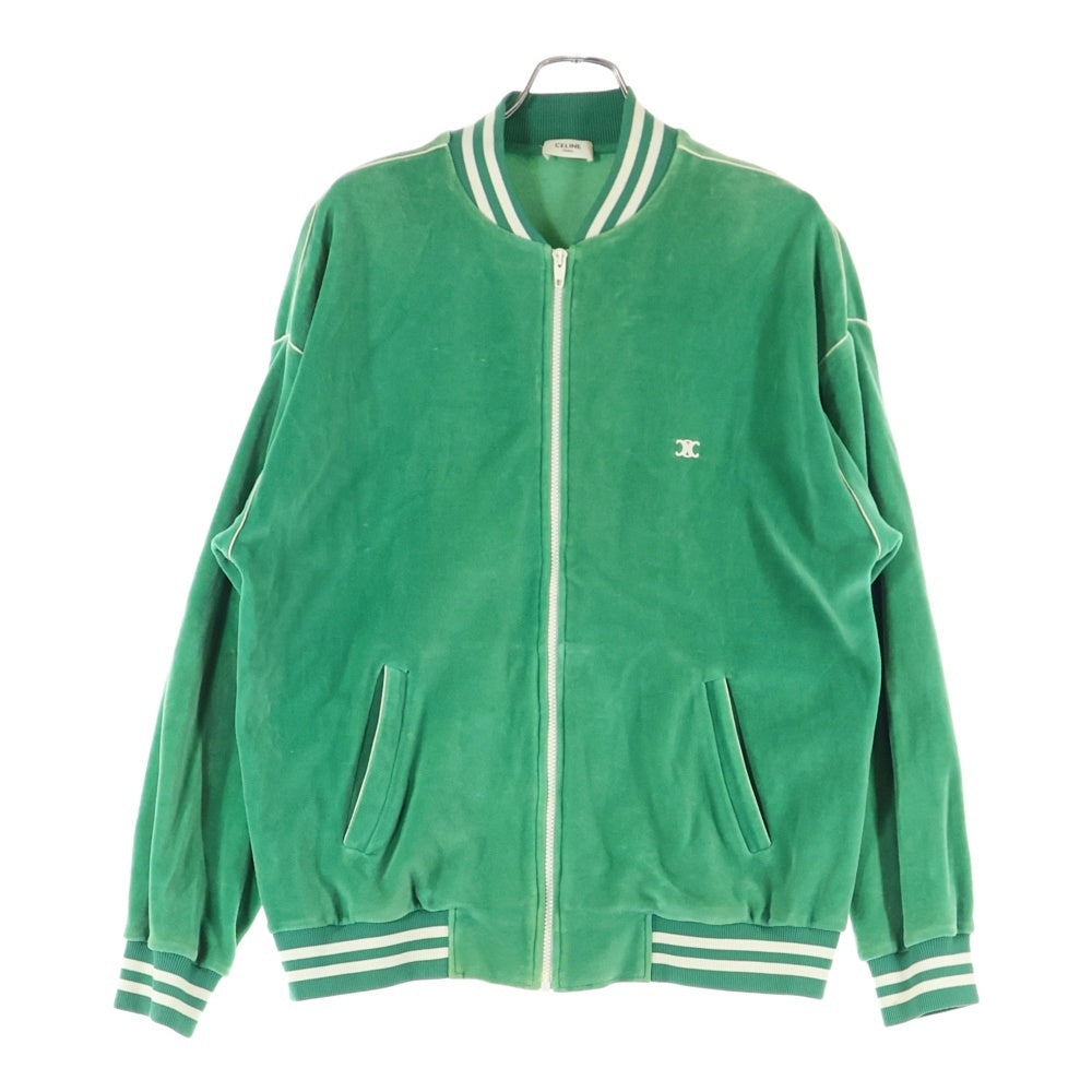 CELINE(セリーヌ) Triomphe Track Jacket トリオンフ刺繍 ベロア