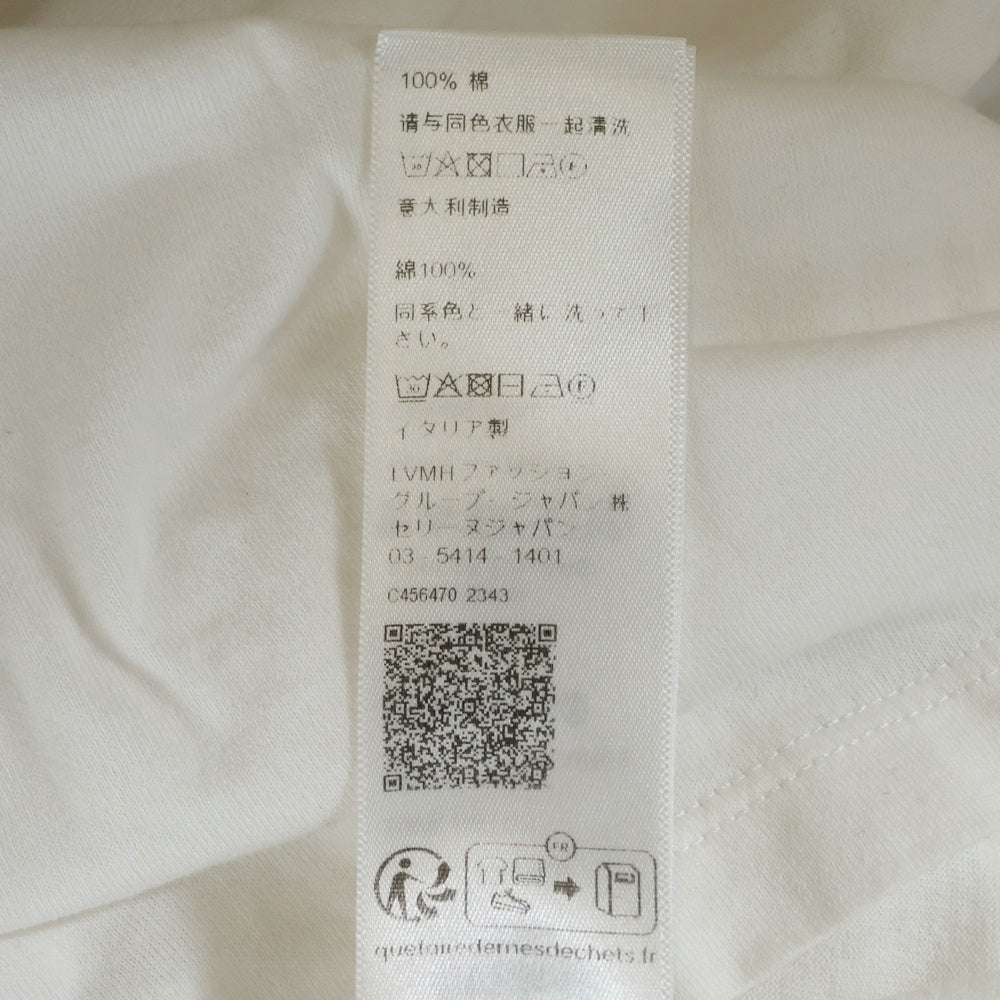 CELINE(セリーヌ) Triomphe Loose T-Shirt トリオンフ ロゴ刺繍 半袖Tシャツ ホワイト 2X04I671Q.01OB