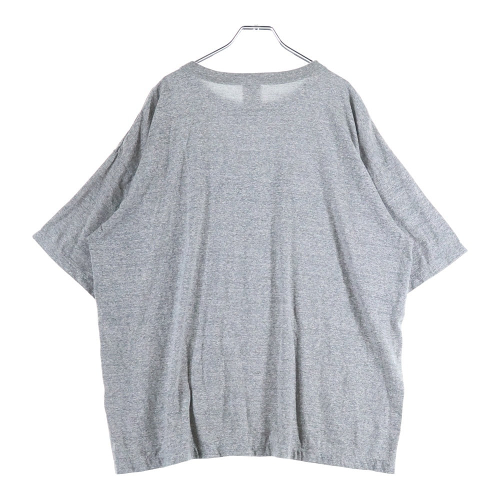 SAINT MICHAEL(セントマイケル) 25SS SS TEE SAINT ロゴプリント 半袖Tシャツ グレー SM-HR8-0000-087