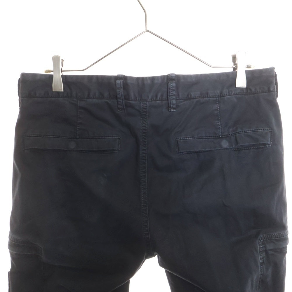 STONE ISLAND(ストーンアイランド) Cargo Pants ロゴワッペン カーゴパンツ ブラック 741532104