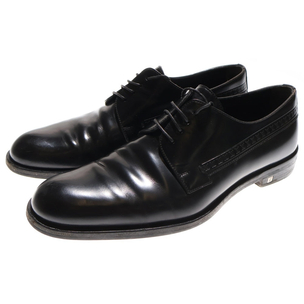 LOUIS VUITTON(ルイヴィトン) Side Logo Dress Shoes サイドロゴ レースアップドレスシューズ 革靴 ブラック