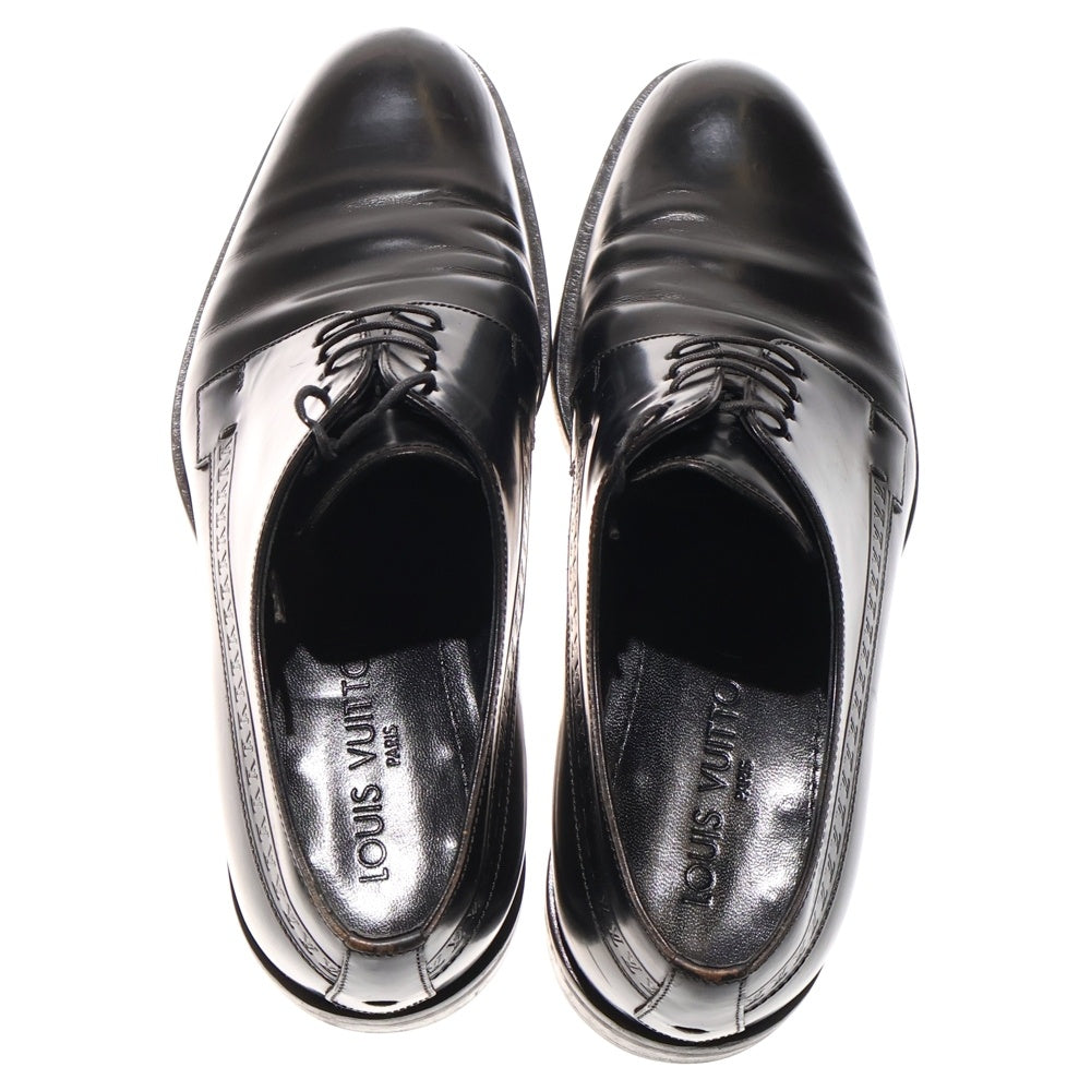 LOUIS VUITTON(ルイヴィトン) Side Logo Dress Shoes サイドロゴ レースアップドレスシューズ 革靴 ブラック