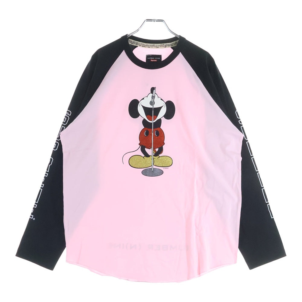 SUPREME(シュプリーム) 25AW ×Number (N)ine Mickey Raglan L/S Top