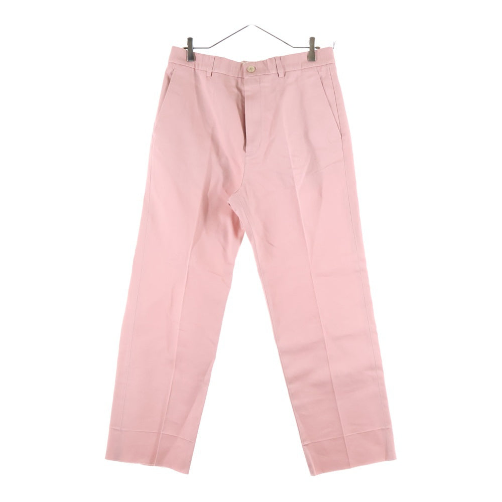 GUCCI(グッチ) Pants センタープレス スラックパンツ ピンク 742767 ZANWU