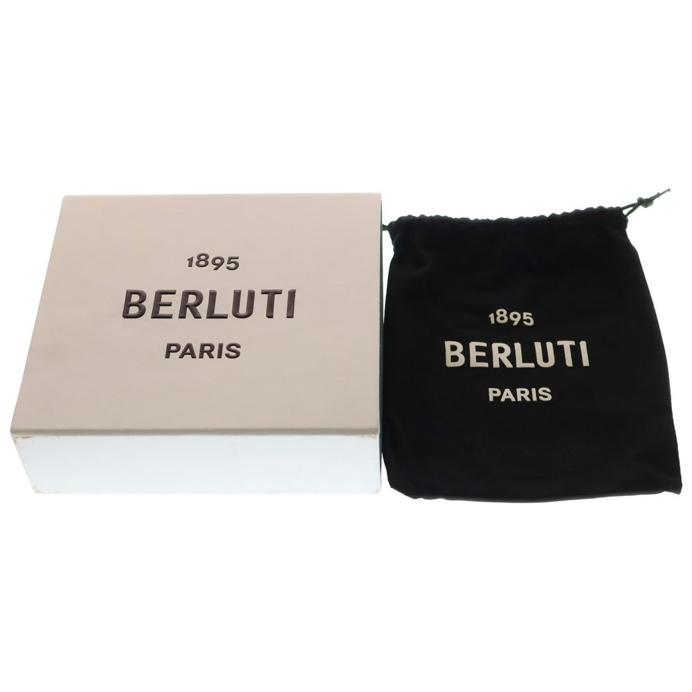 Berluti(ベルルッティ) スクエアバックル カリグラフィ スクリット クラシックベルト ブラウン 95/38 L0169