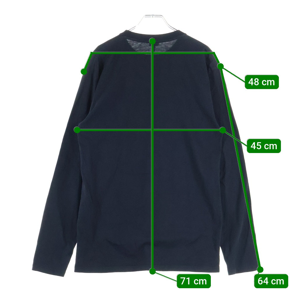 LOEWE(ロエベ) Anagram L/S T-Shirt アナグラムロゴ刺繍 長袖Tシャツ ロンT ブラック H526Y24J04