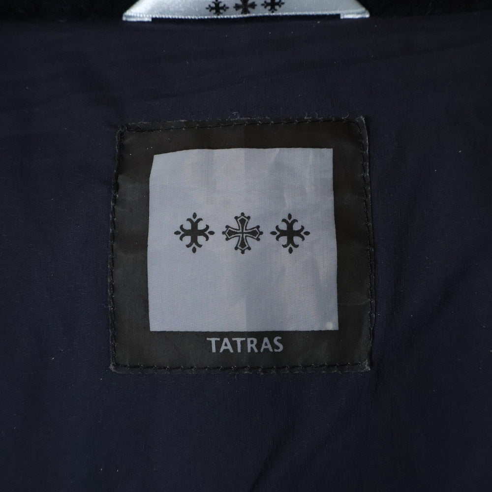 TATRAS(タトラス) DRAGO カシミヤ混 ウールダウンベスト ネイビー MTA13A4101