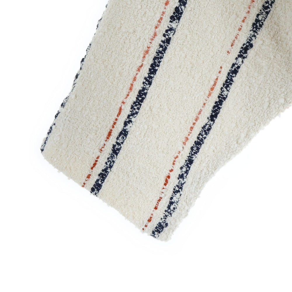 KITH(キス) ロアンヌブークレ パイル地 オーバーサイズ長袖シャツ アイボリー