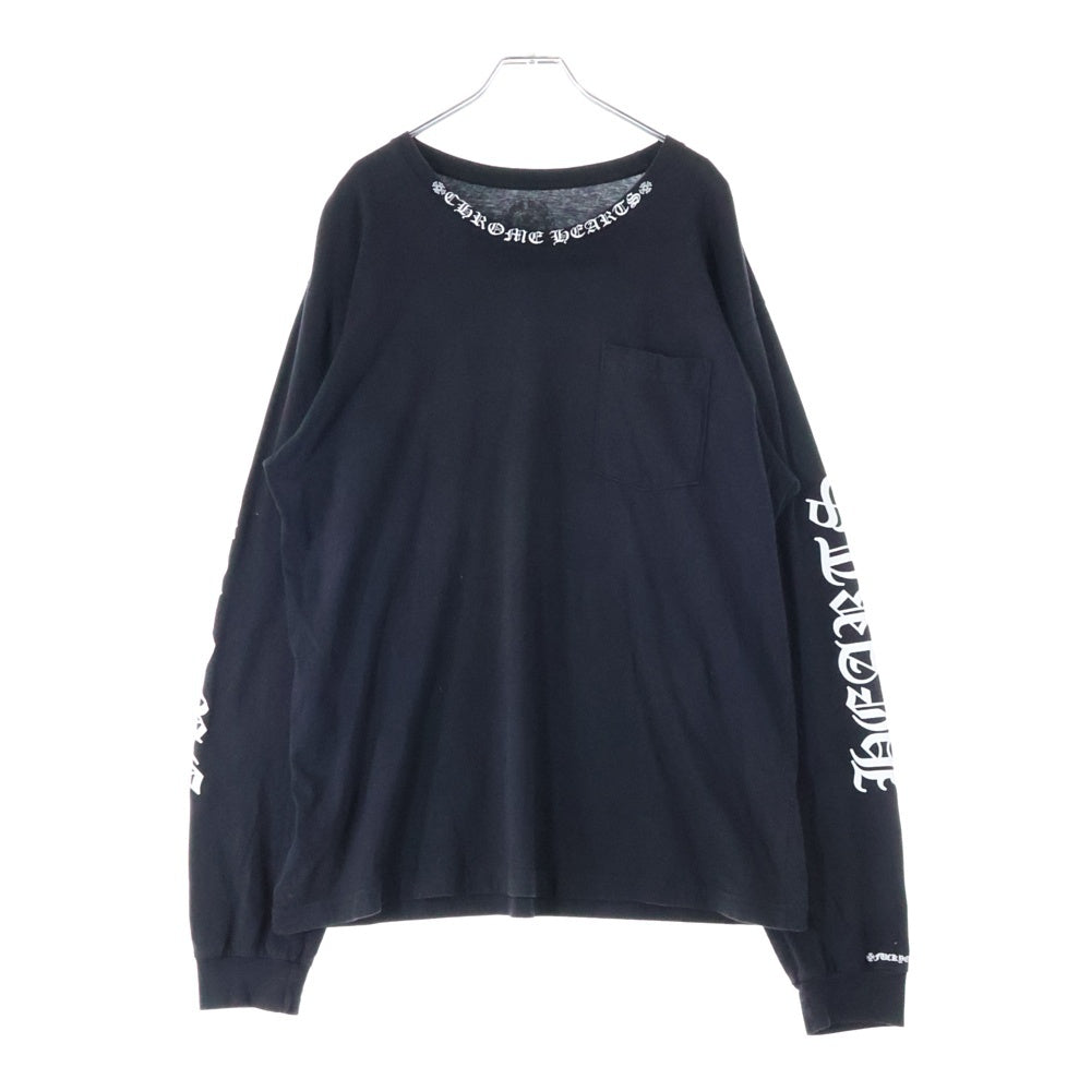 CHROME HEARTS(クロムハーツ) CH L/S T-SHIRT ネックロゴ 長袖Tシャツ