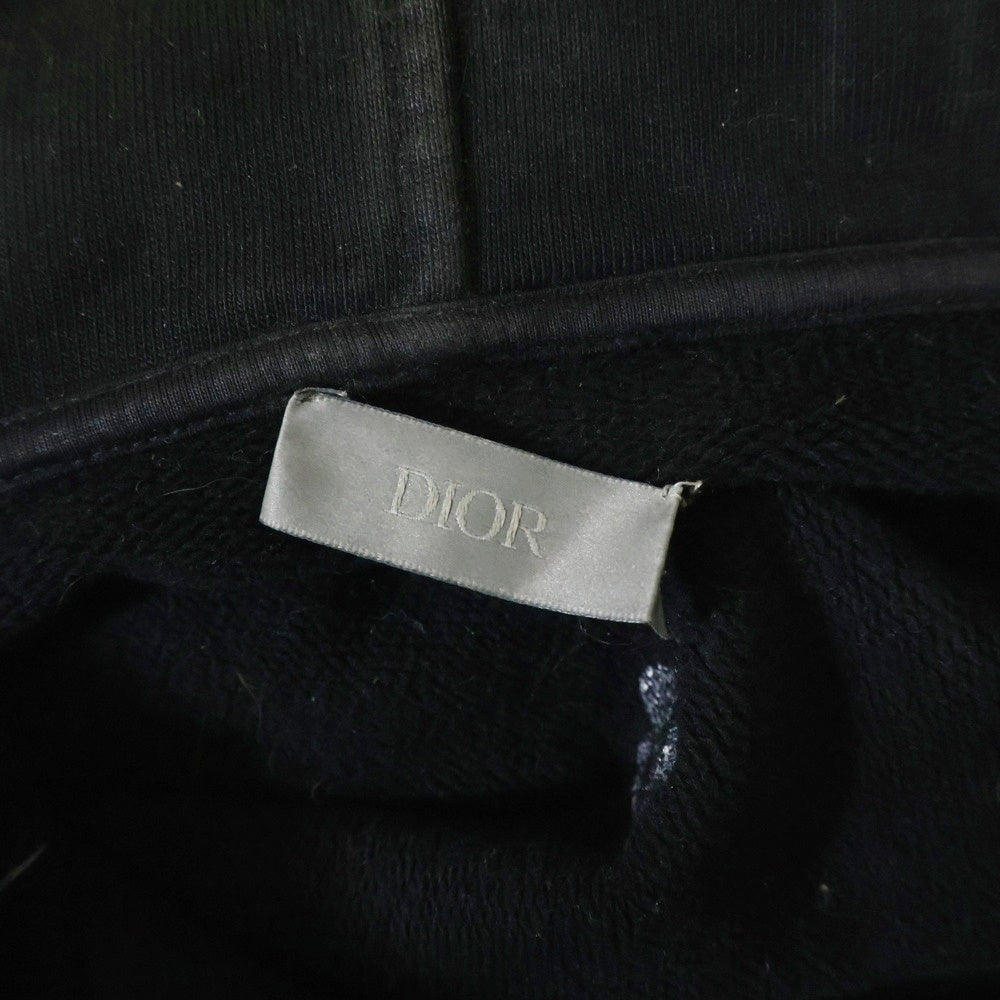 DIOR(ディオール) ×KAWS Bee Zip Up Hoodie カウズ BEE刺繍 ジップアップスウェットパーカー フーディー ブラック 923J205W6142
