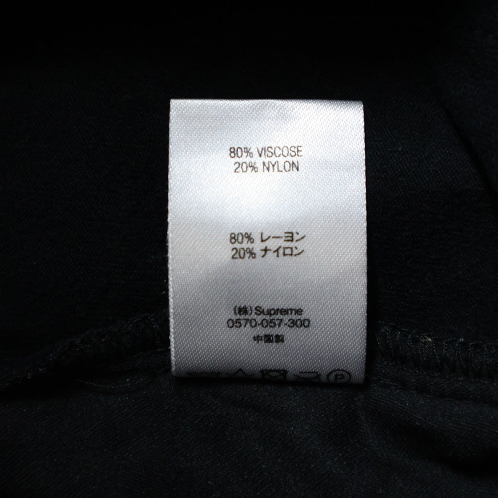 SUPREME(シュプリーム) 19AW Floral Velour Short フローラル ベロアショーツ ハーフパンツ ブラック