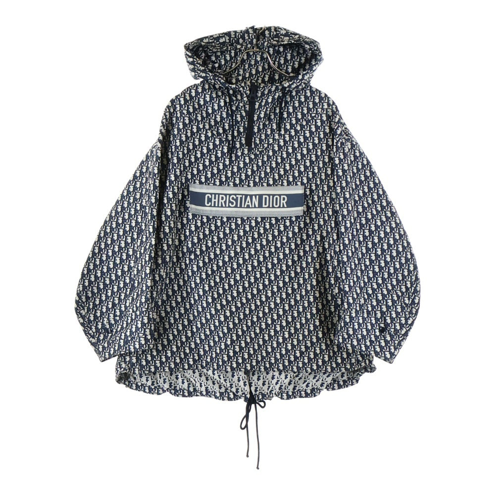 DIOR(ディオール) 20AW オブリーク テクニカルタフタ ハーフジップ プルオーバーアノラックジャケット パーカー フーディー 117C10A2970
