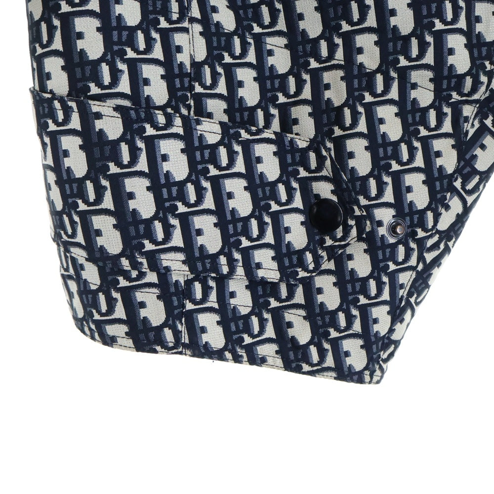 DIOR(ディオール) 20AW オブリーク テクニカルタフタ ハーフジップ プルオーバーアノラックジャケット パーカー フーディー 117C10A2970