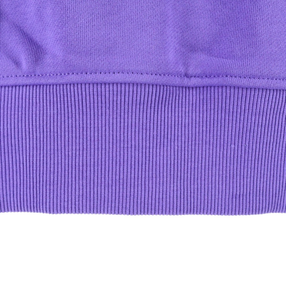NO BRAND(ノーブランド) NERDY(ノルディ) RGB Logo Tape Sweatshirt クルーネックスウェットトレーナー パープル