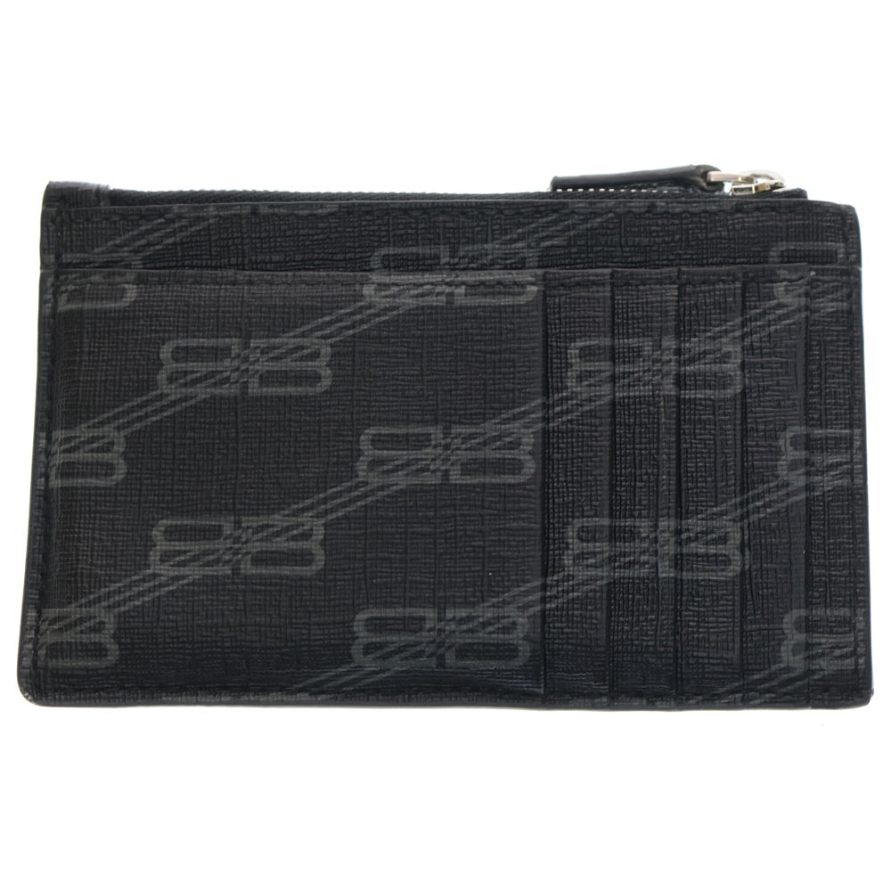 BALENCIAGA(バレンシアガ) BBロゴ コインカードケース ブラック 640535 210D8 レディース
