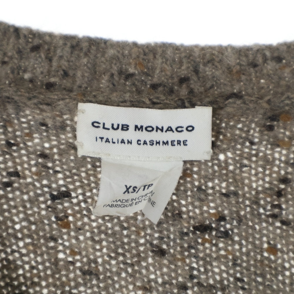 CLUB MONACO(クラブ モナコ) ショールカラー ニットセーター グレー