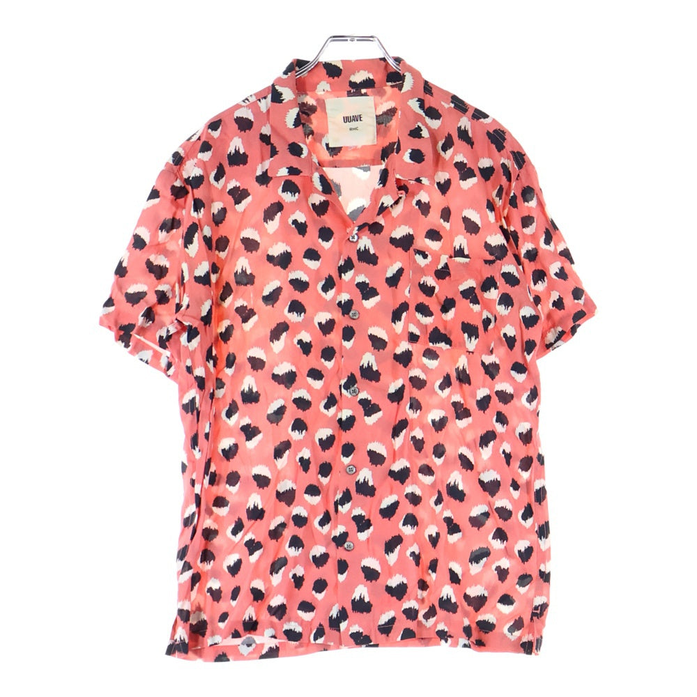 RHC Ron Herman(アールエイチシー ロンハーマン) Animal Aloha Shirts アニマルアロハシャツ ポルカドット ピンク
