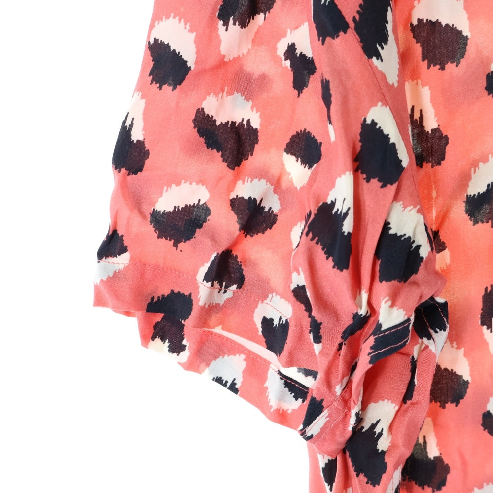 RHC Ron Herman(アールエイチシー ロンハーマン) Animal Aloha Shirts アニマルアロハシャツ ポルカドット ピンク