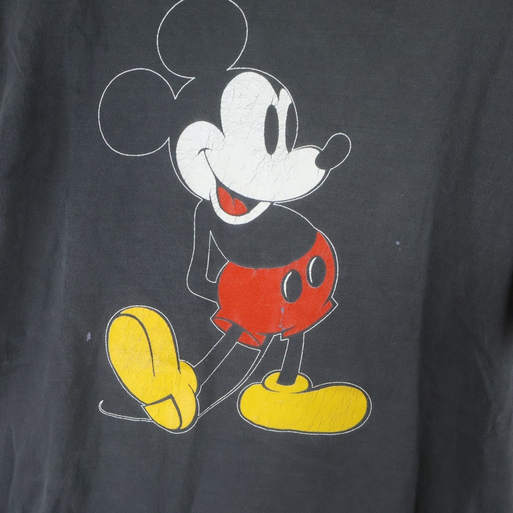 VINTAGE(ヴィンテージ) 80S Disney Mickey Mouse T-Shirt ディズニー ミッキーマウス 半袖Tシャツ グレー