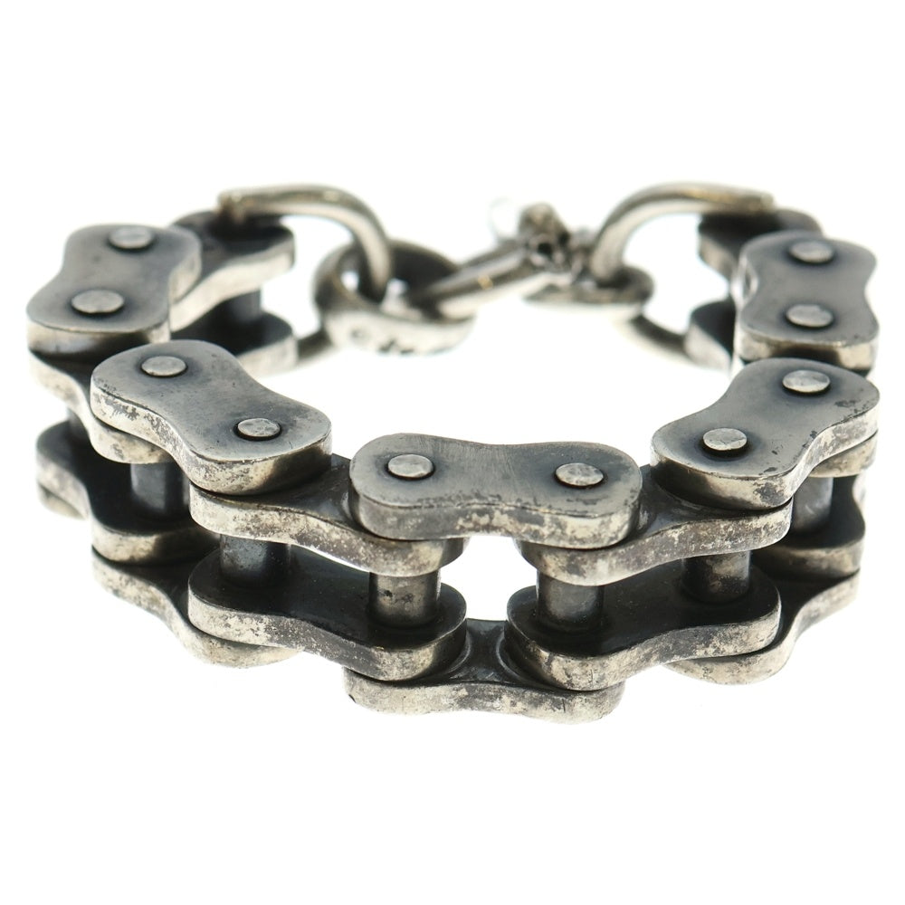 Gaboratory/Gabor ガボラトリー/ガボール Motorcycle Chain Bracelet (Large) ラージ モーターサイクルチェーンブレスレット シルバー Gaboratory/Gabor(ガボラトリー/ガボール) Motorcycle Chain Bracelet